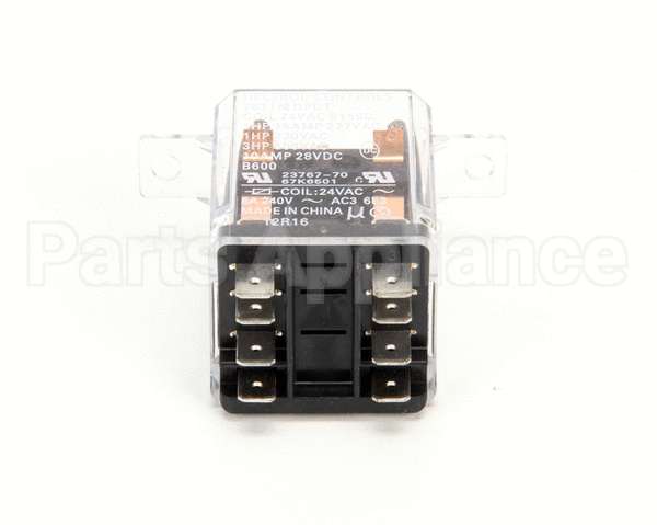 67K65 Lennox 01, Dpdt Flange Mount Relay, 24 Vac