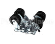 68028K Arctic Air 2 Lock & 2 Nonlocking Casters