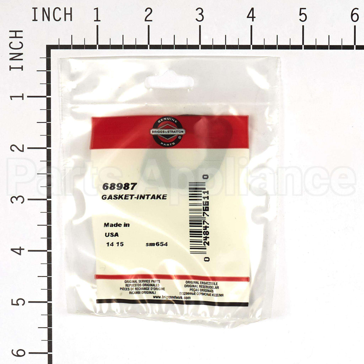 68987 Briggs & Stratton Gasket-Intake