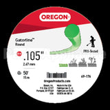 69-176 Oregon Gatorlineround .105 50Ft Donu
