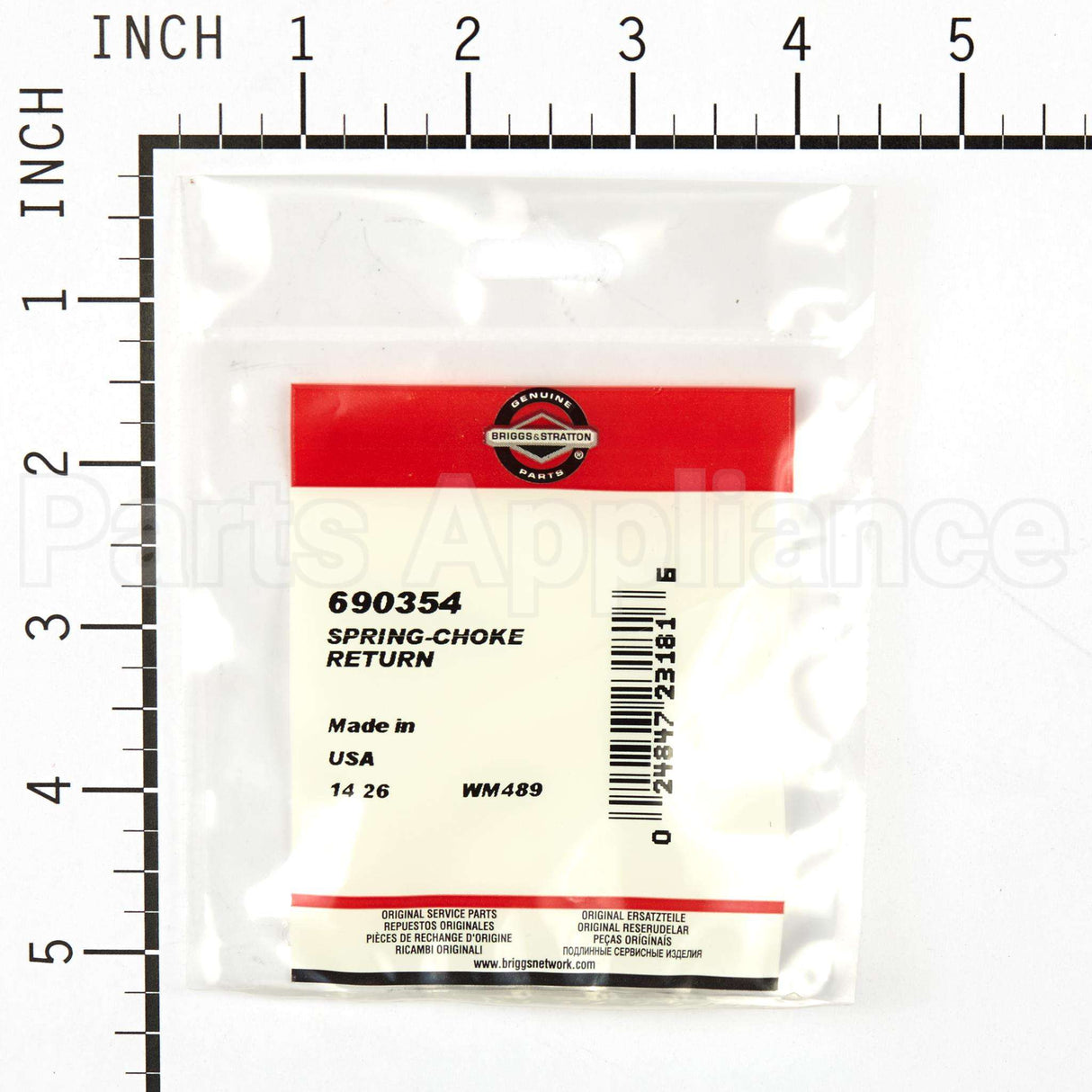 690354 Briggs & Stratton Spring-Choke Return