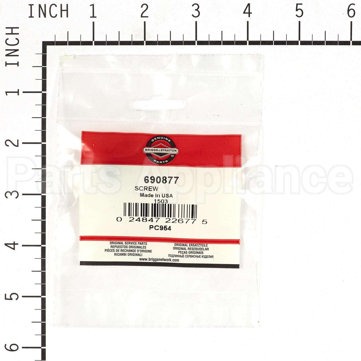 690877 Briggs & Stratton Screw