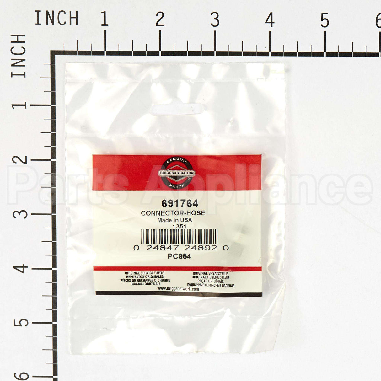 691764 Briggs & Stratton Connector-Hose