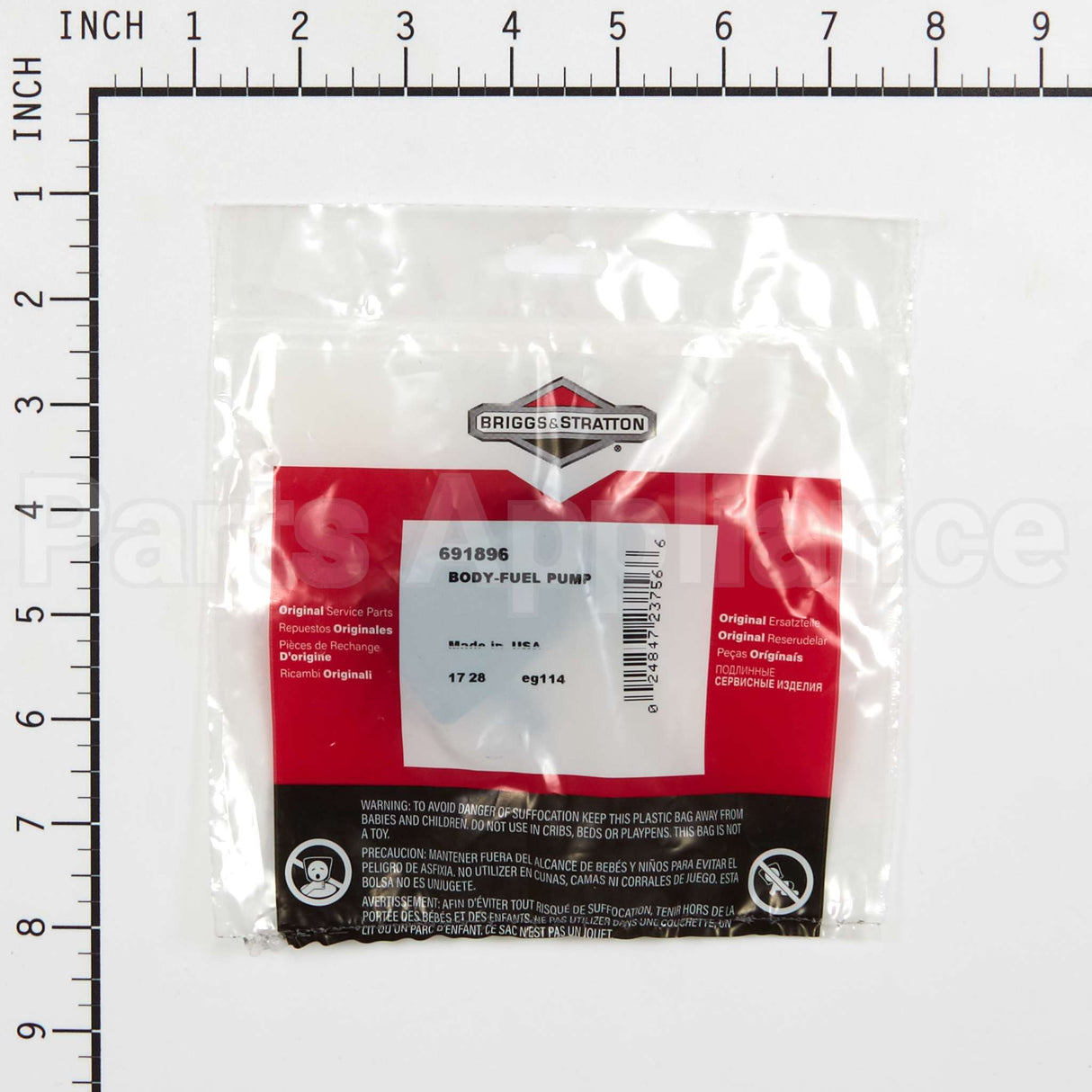 691896 Briggs & Stratton Body-Fuel Pump