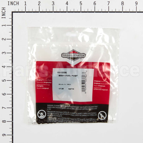 691896 Briggs & Stratton Body-Fuel Pump