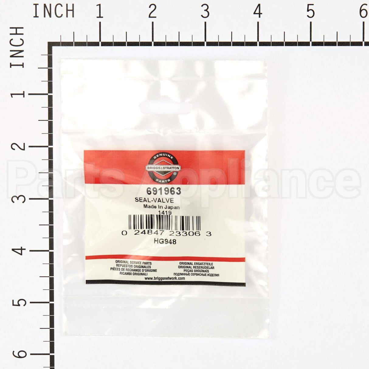 691963 Briggs & Stratton Seal-Valve