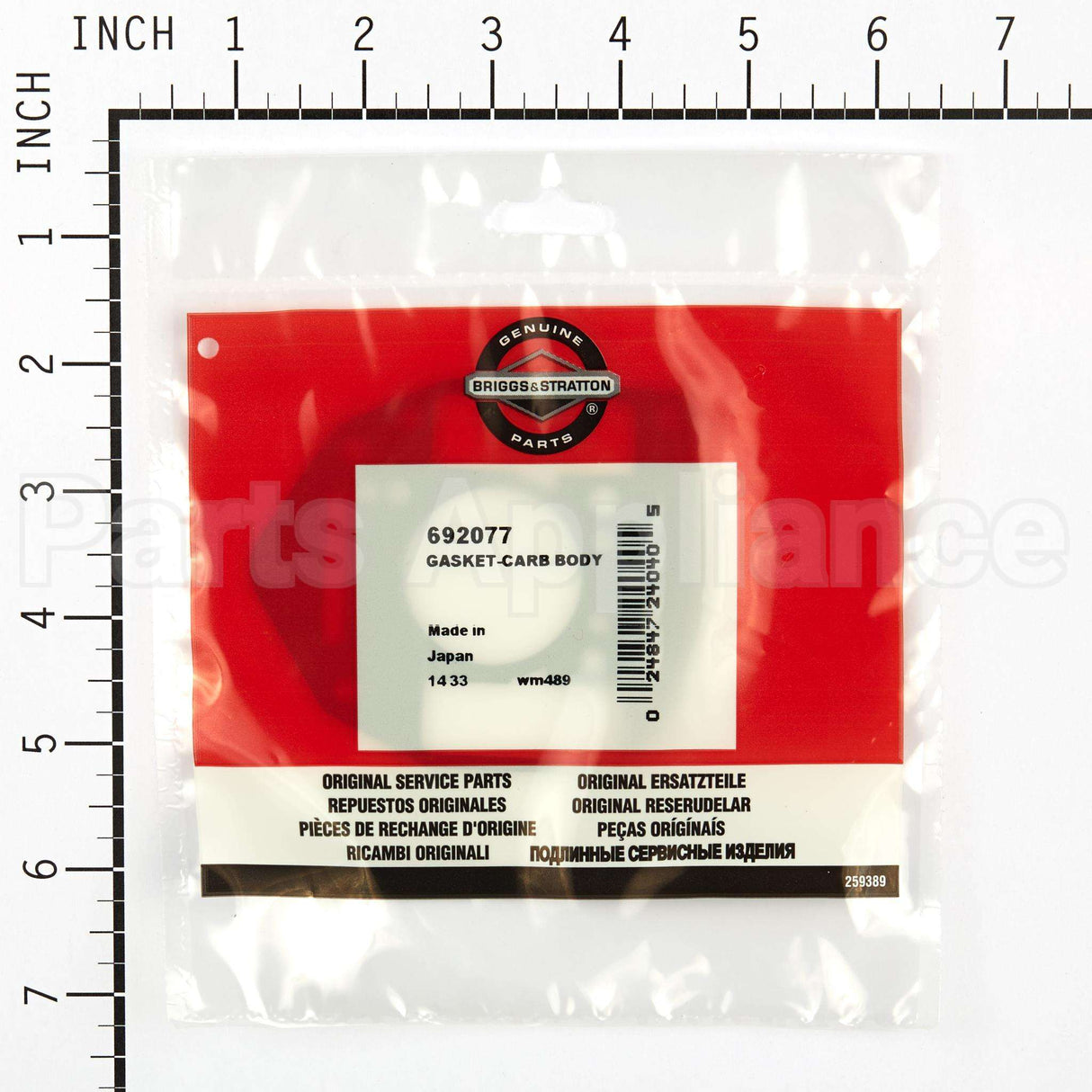 692077 Briggs & Stratton Gasket-Carb Body
