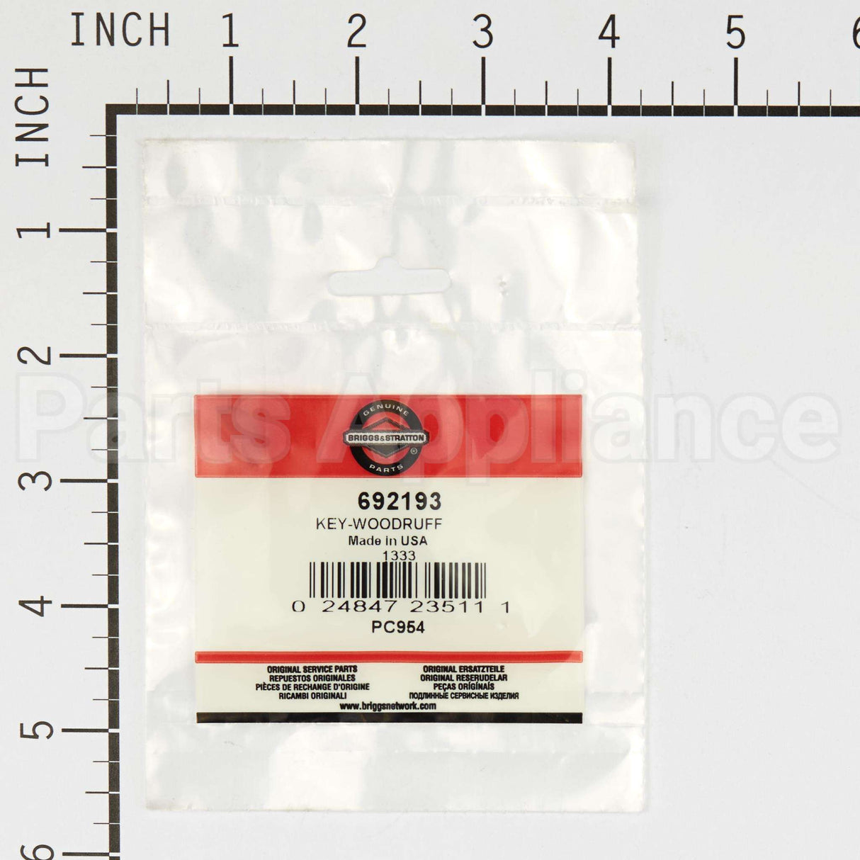 692193 Briggs & Stratton Key-Woodruff