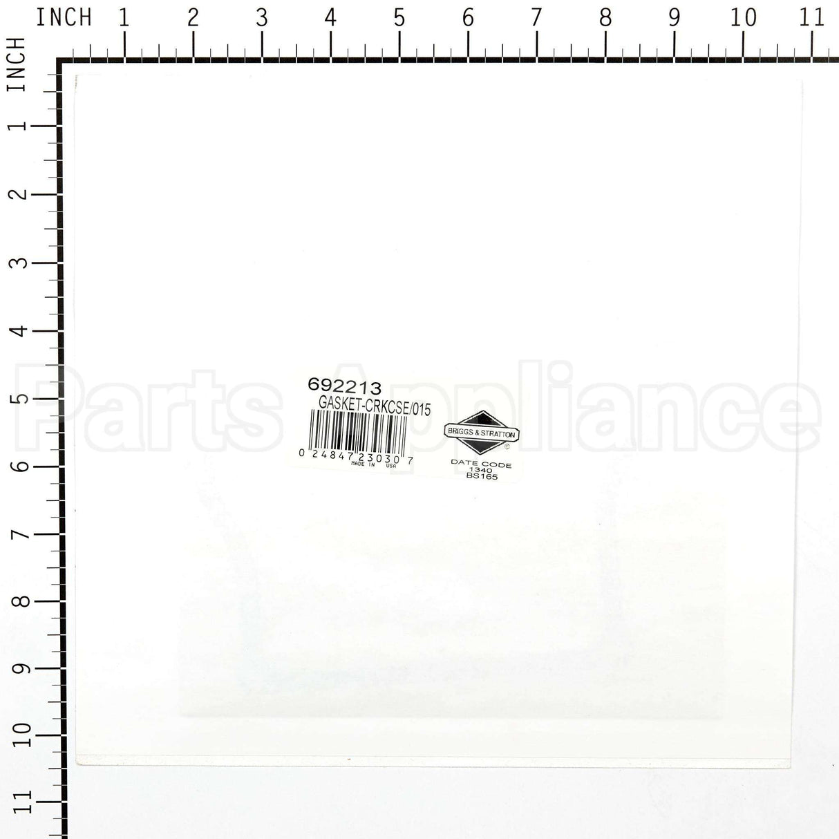 692213 Briggs & Stratton Gasket-Crkcse/015