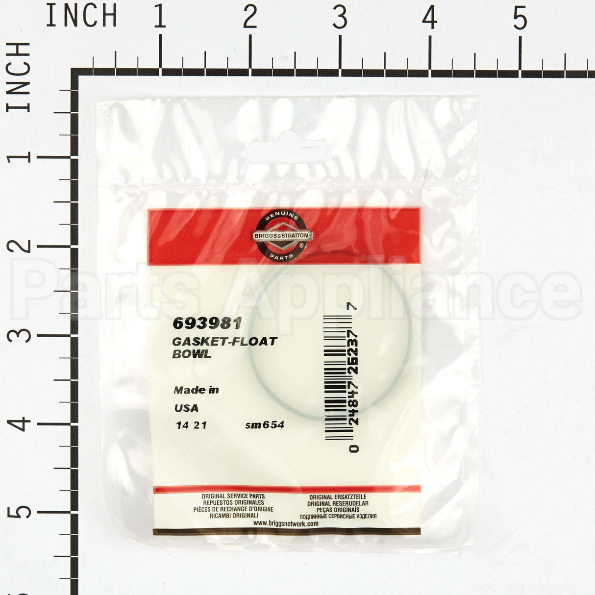 693981 Briggs & Stratton Gasket-Float Bowl