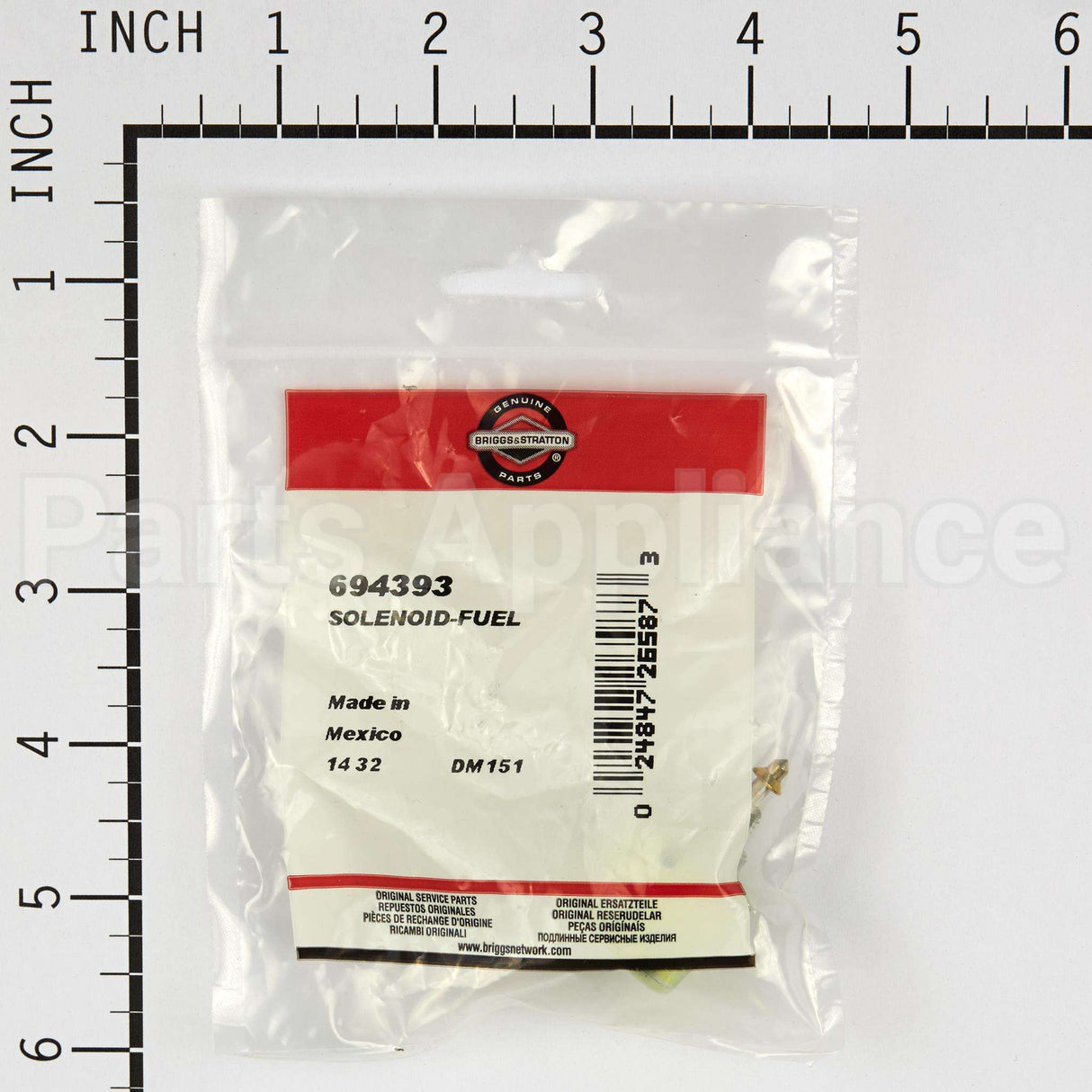694393 Briggs & Stratton Solenoid-Fuel