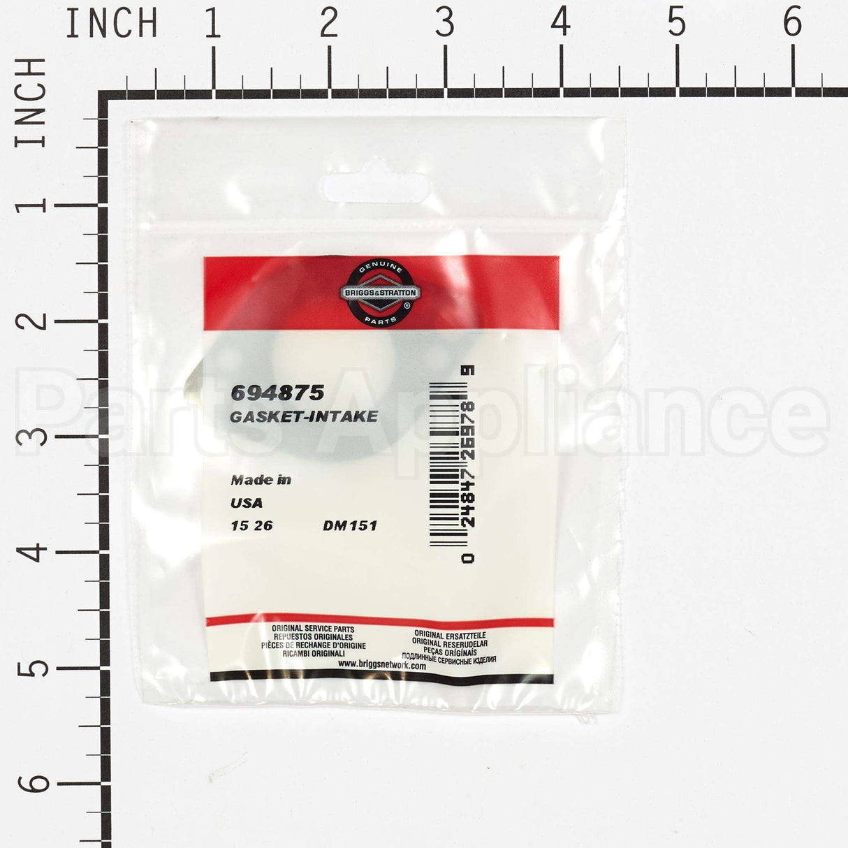 694875 Briggs & Stratton Gasket-Intake