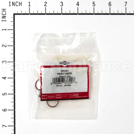 696581 Briggs & Stratton Pin-Piston/Std