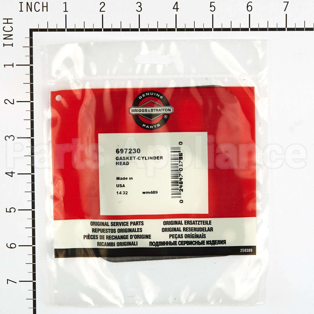 697230 Briggs & Stratton Gasket-Cylinder Head