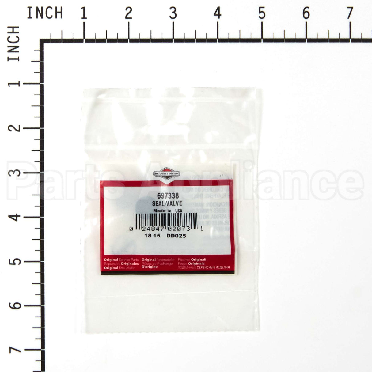 697338 Briggs & Stratton Seal-Valve