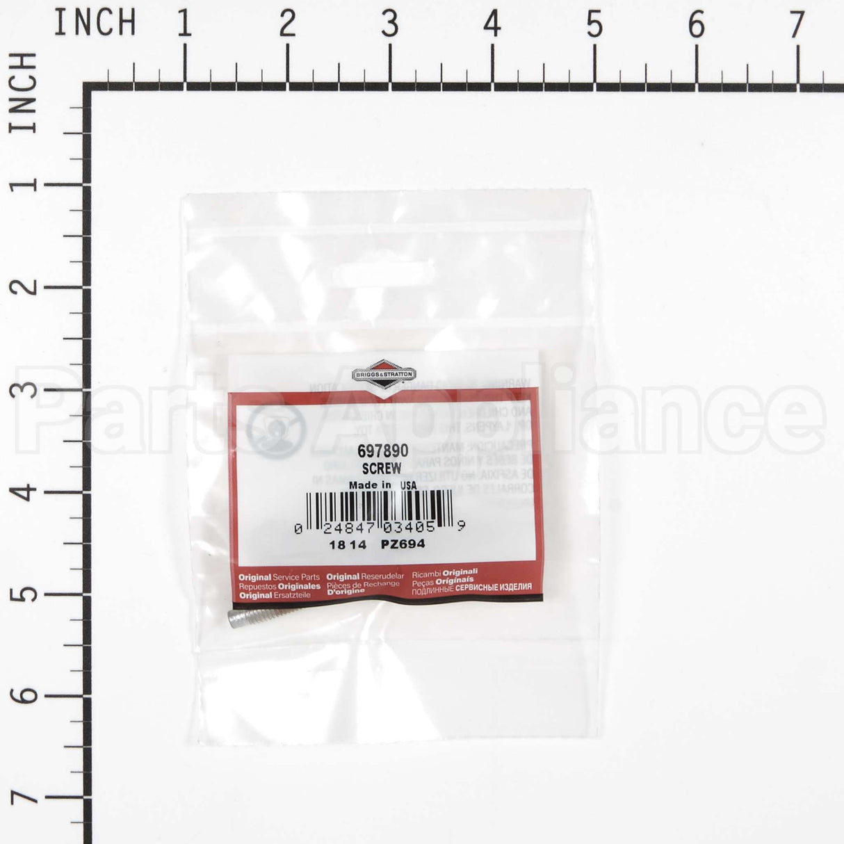697890 Briggs & Stratton Screw