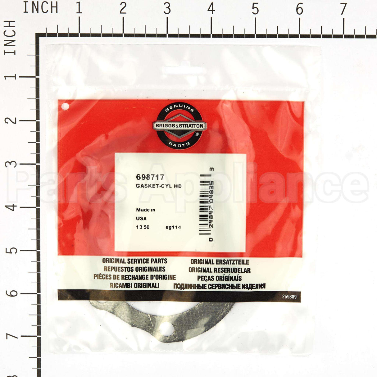 698717 Briggs & Stratton Gasket-Cyl Hd