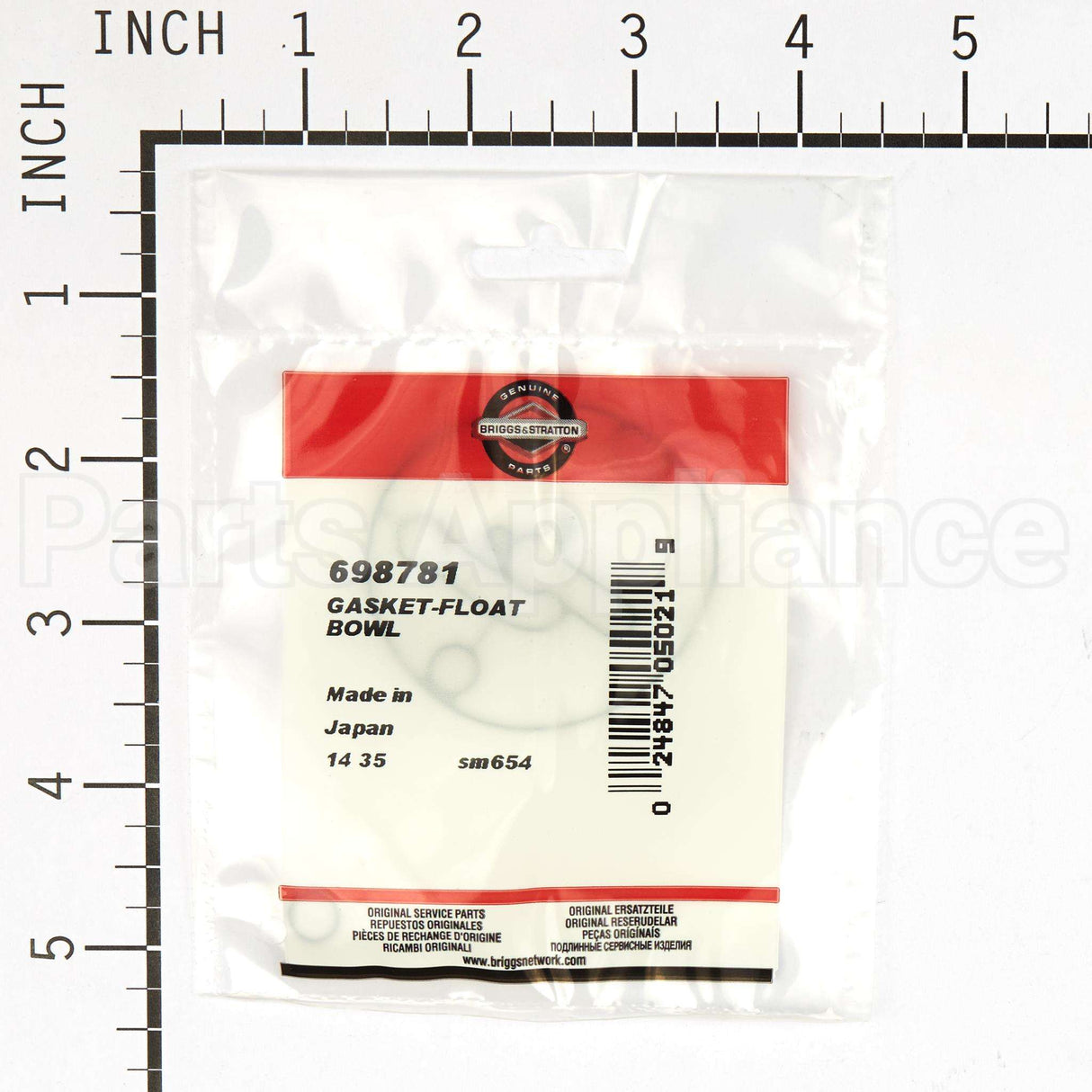 698781 Briggs & Stratton Gasket-Float Bowl