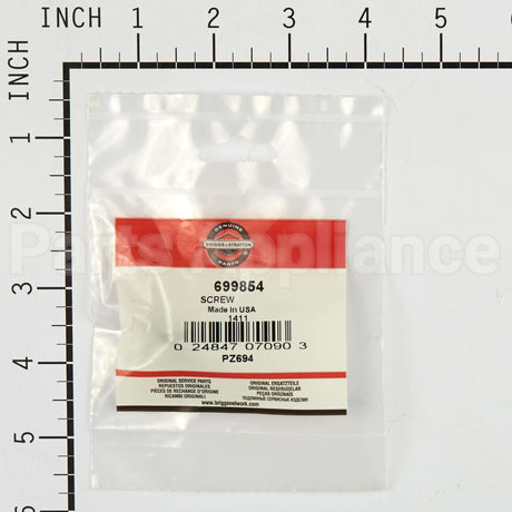 699854 Briggs & Stratton Screw