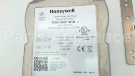 MS4104F1010 Honeywell 120Vfiresmoke30#2Possr Act