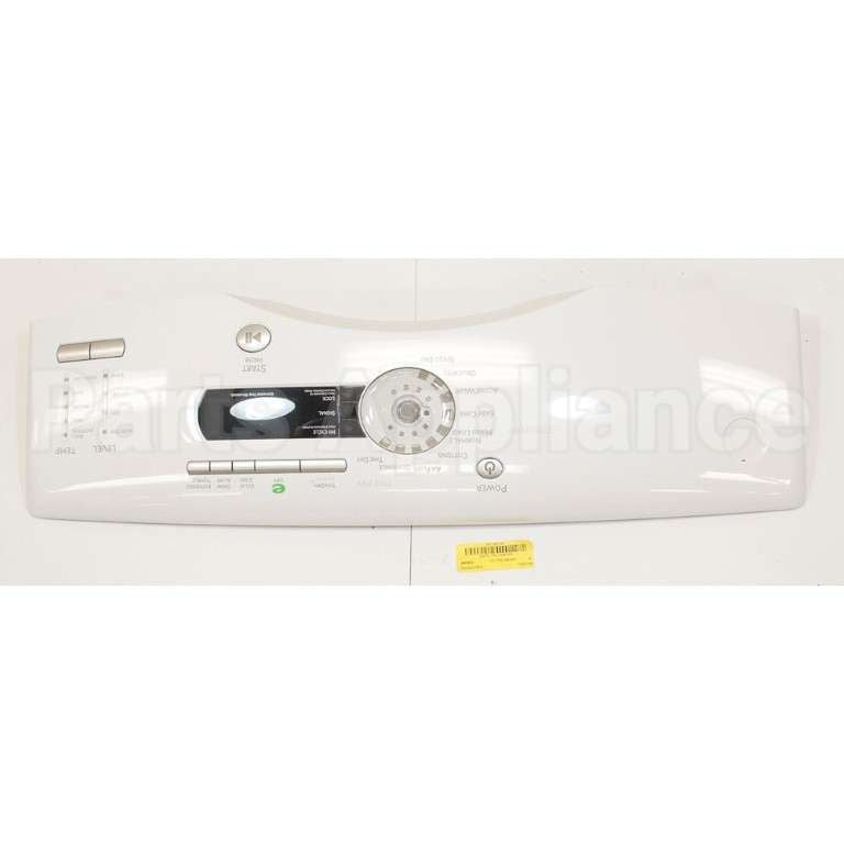 WE19M1687 GE Dryer Control Panel Assembly - White