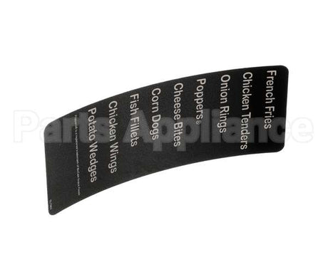 6LT003 Perfect Fry Label,Preset Slider