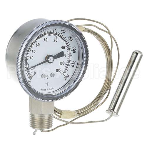 70-2470-613 Compatible Adamation Thermometer2-7/8, 20-220F, 1/2 Mpt