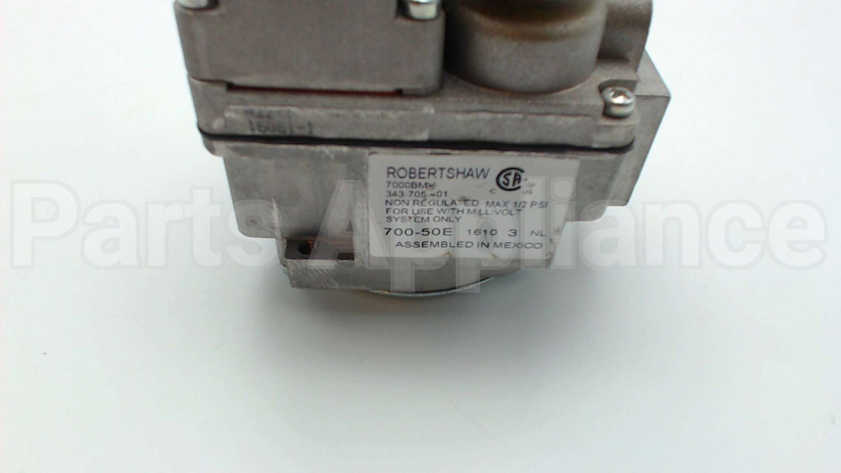 700-505 Robertshaw 3/4"Millivolt Gas Vlv,Non-Reg.