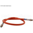 700203 Compatible Darling International Hose, Oil, 5", Orng, 1/2"Nptswvl