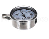 7002617 Antunes Gauge, 300 Psi, 2.5"Gf, Btmmnt, Ss