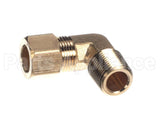 7002672 Antunes Elbow, 1/2"T X 3/8"Mpt, Br