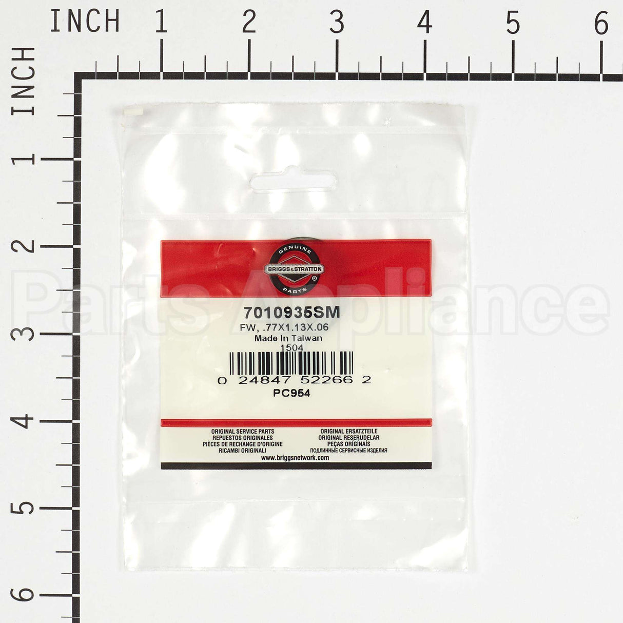 7010935SM Briggs & Stratton Fw .77X1.13X.06