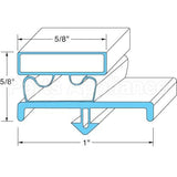 703-963D-03 Compatible Beverage Air Door Gasket 21 1/8" X 23"