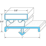703-963D-11 Compatible Beverage Air Door Gasket 17" X 19 5/8"