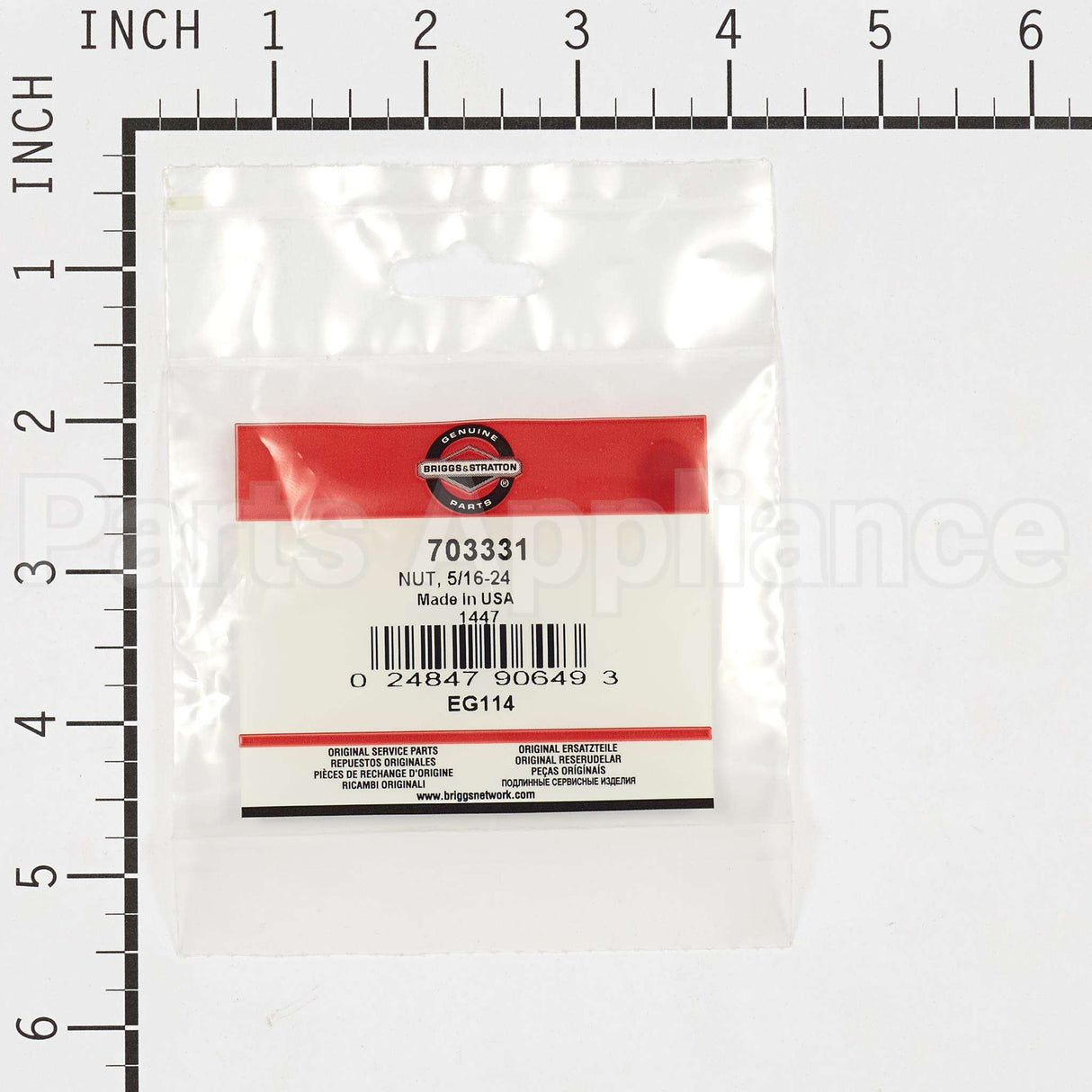 703331 Briggs & Stratton Nut 5/16-24