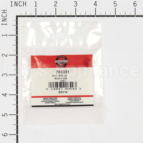 703331 Briggs & Stratton Nut 5/16-24
