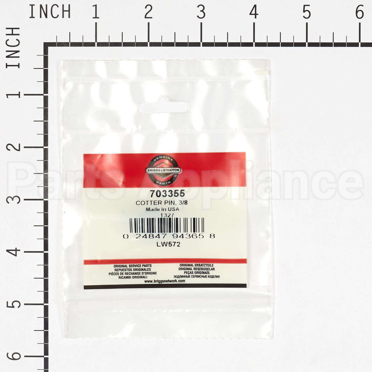 703355 Briggs & Stratton Cotter Pin 3/8