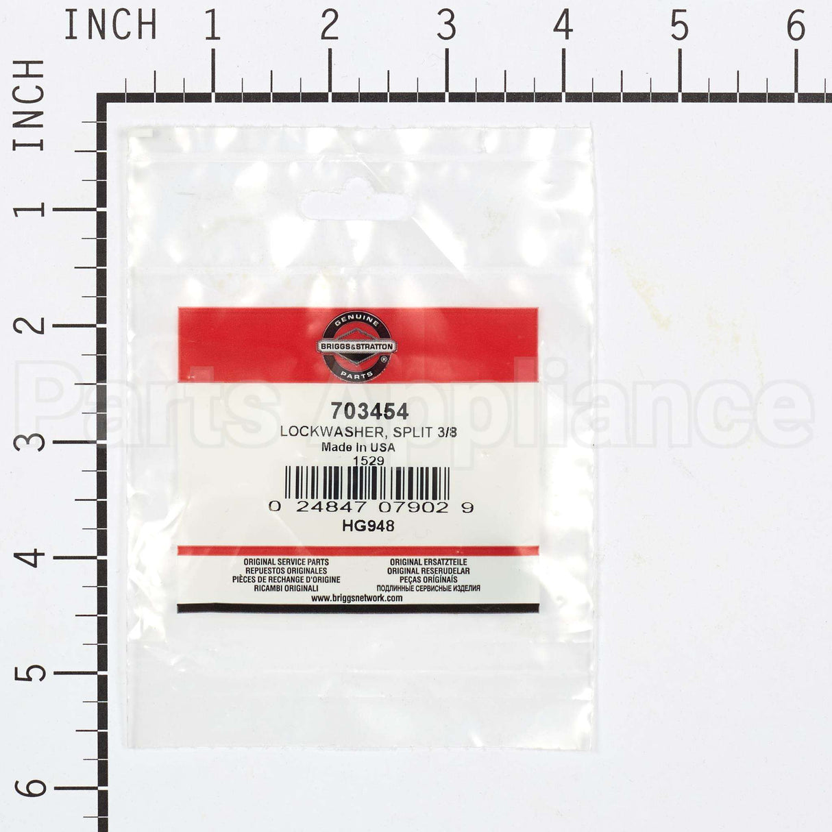 703454 Briggs & Stratton Lockwasher Split 3/8