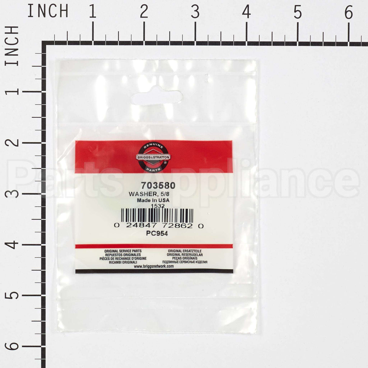 703580 Briggs & Stratton Washer 5/8
