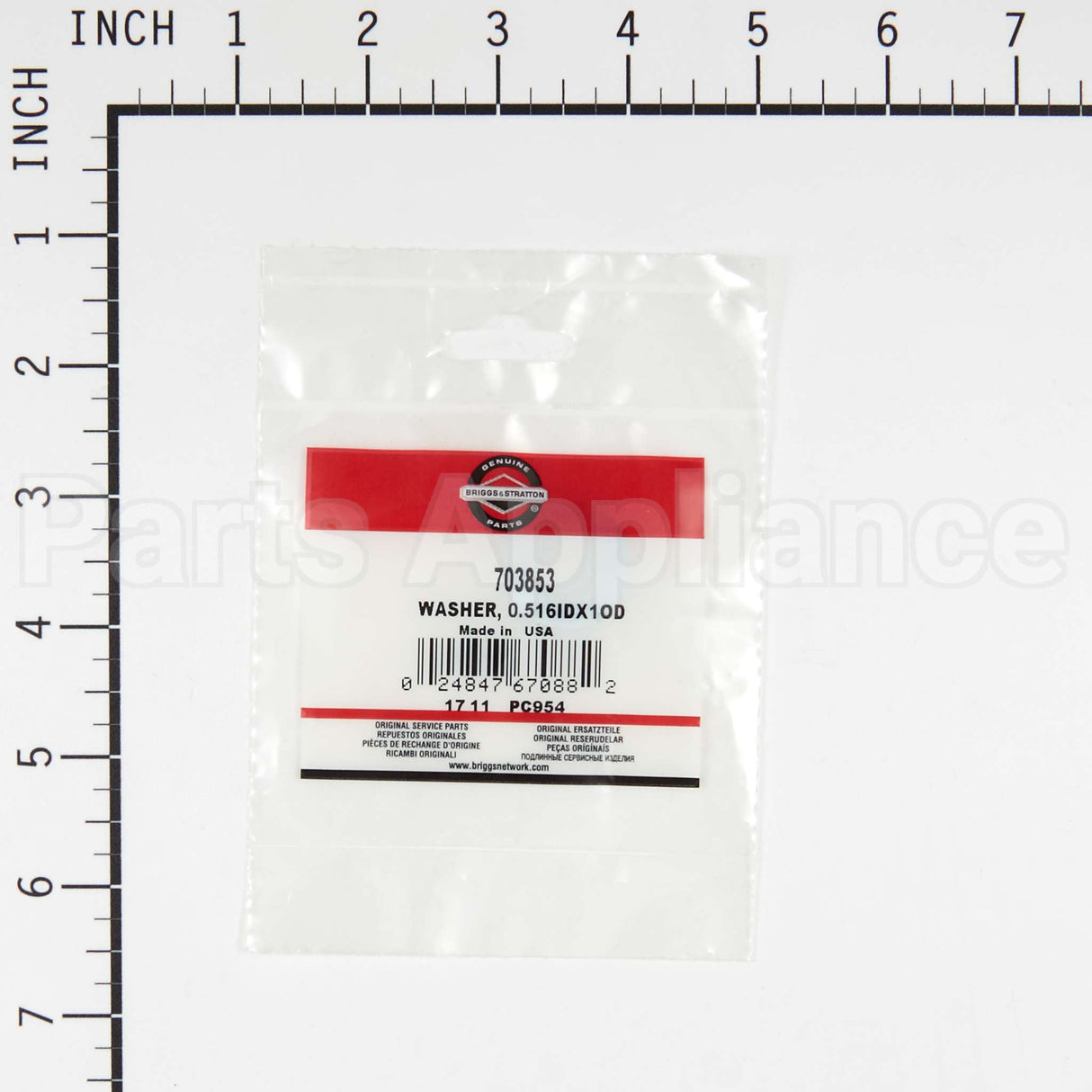 703853 Briggs & Stratton Washer 0.516Idx1Od