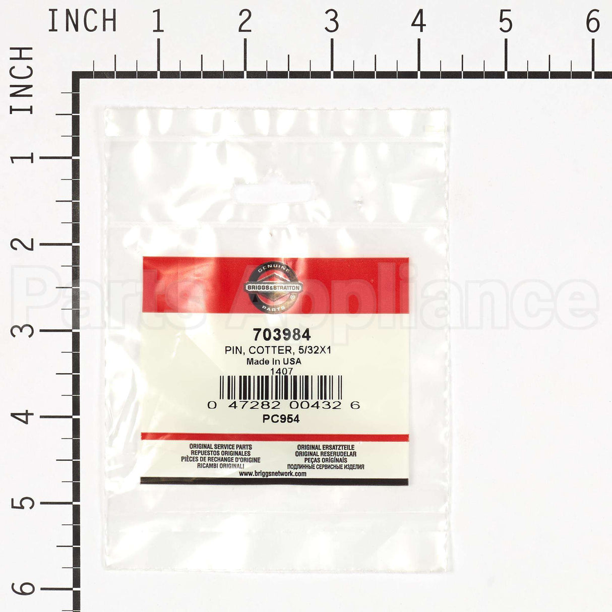 703984 Briggs & Stratton Pin Cotter 5/32X1