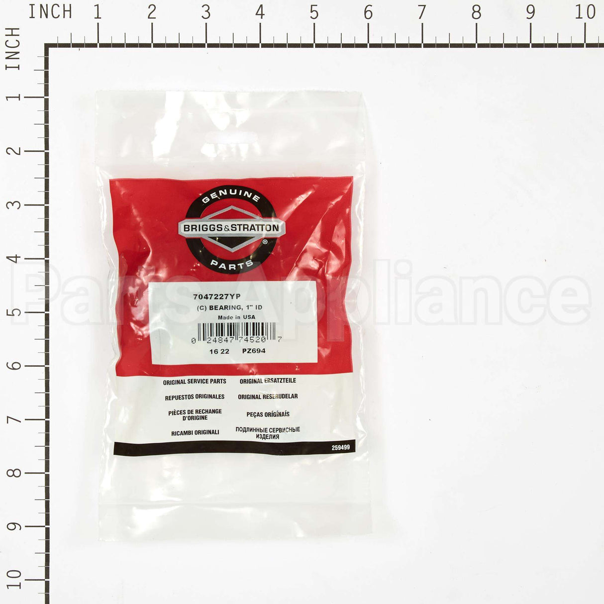 7047227YP Briggs & Stratton (C) Bearing 1 Id"