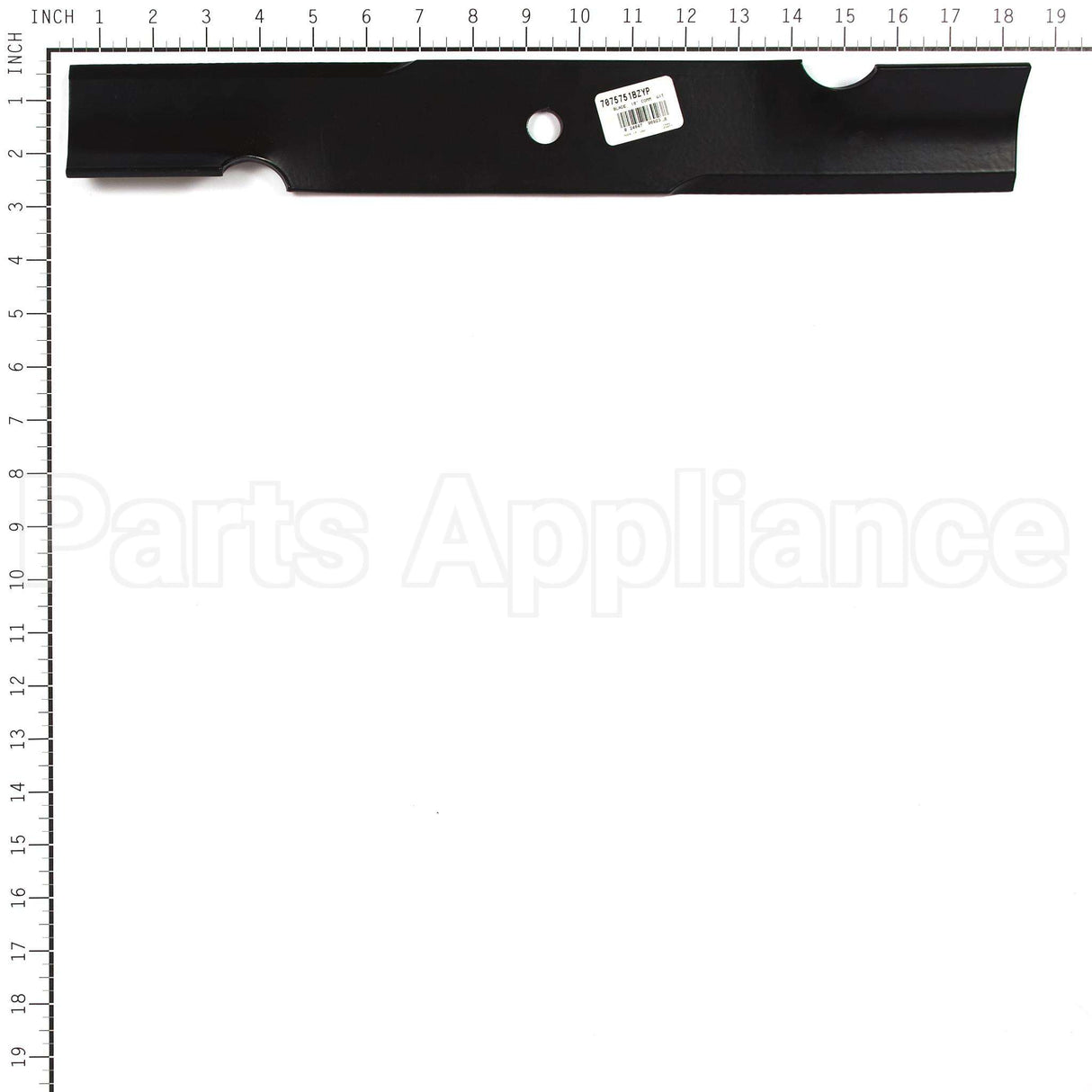 7075751BZYP Briggs & Stratton Blade 18 Comm. With"