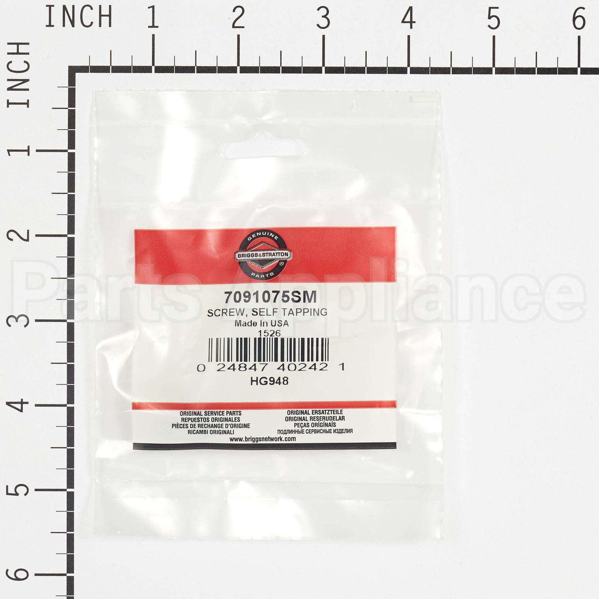7091075SM Briggs & Stratton Screw Self Tapping