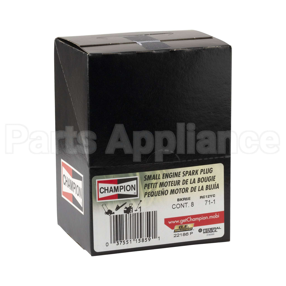 71-1 Champion Rc12Yc Sm Eng Plug Carded