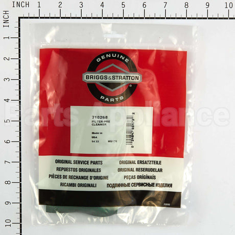 710268 Briggs & Stratton Filter-Pre Cleaner
