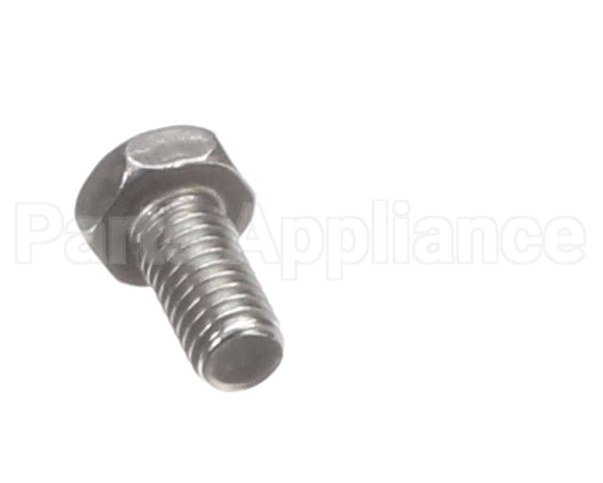 71132 Grindmaster Cecilware Screw, 10-32X3/8 Slt Ind Hex Wshr Hd Ms,