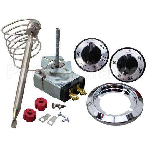 711397 Compatible Hobart Thermostat W/ Dial Kxp, 3/8 X 5-5/8, 36