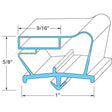 712-012D04 Compatible Beverage Air Drawer Gasket 9" X 28 7/8"