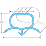 712-025D01 Compatible Beverage Air Door End Gasket